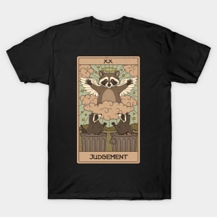 Judgement - Raccoons Tarot T-Shirt